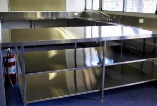 Stainless steel fabrication done for Kitchen